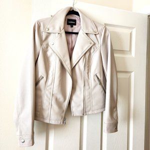 Faux Leather Moto Jacket